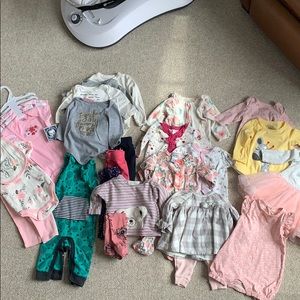 3-6 mos Girl 23-piece Lot